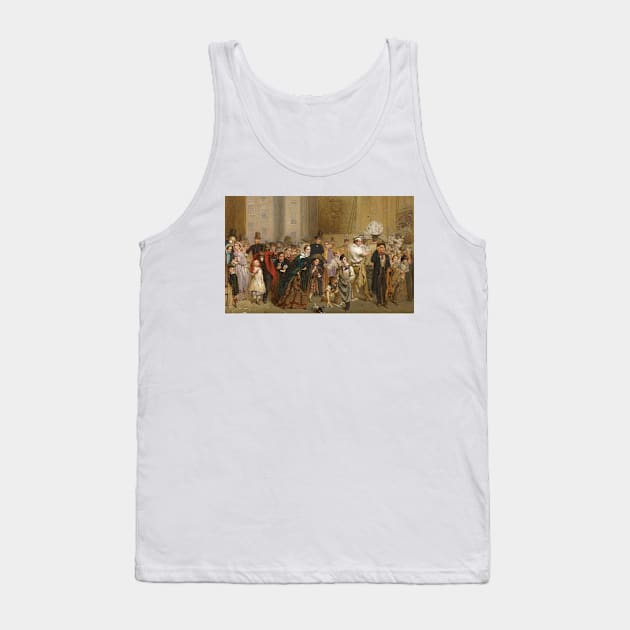 The General Post Office, One Minute Before Six by George Elgar Hicks Tank Top by Classic Art Stall